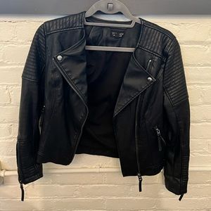 Topshop Pleather Jacket